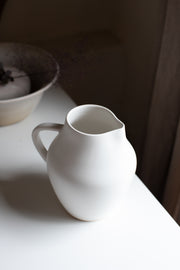 Trefoil Pitcher - Matte White