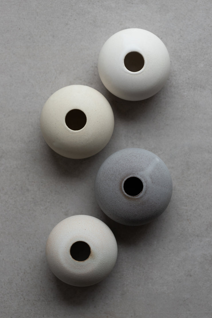 Sphere Bud Vase- Sand