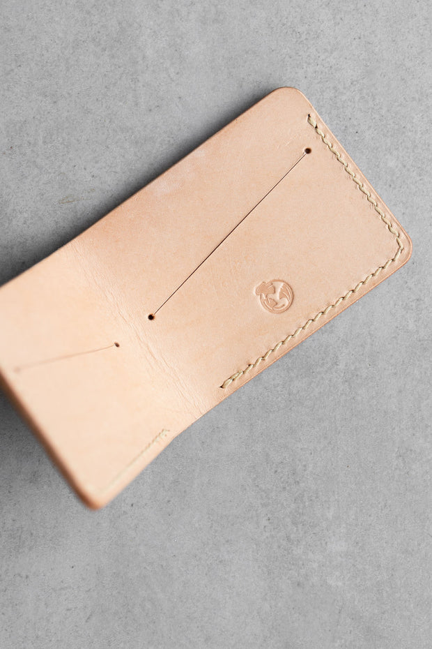 Handmade Leather Wallet - Natural