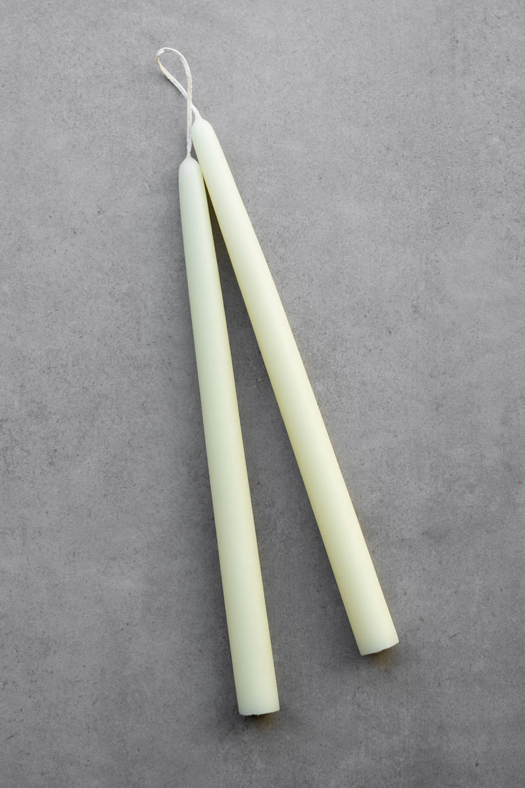 Dipped Beeswax Taper Candles
