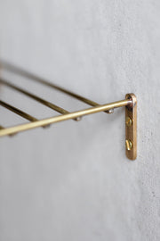 Brass Wire Wall Shelf