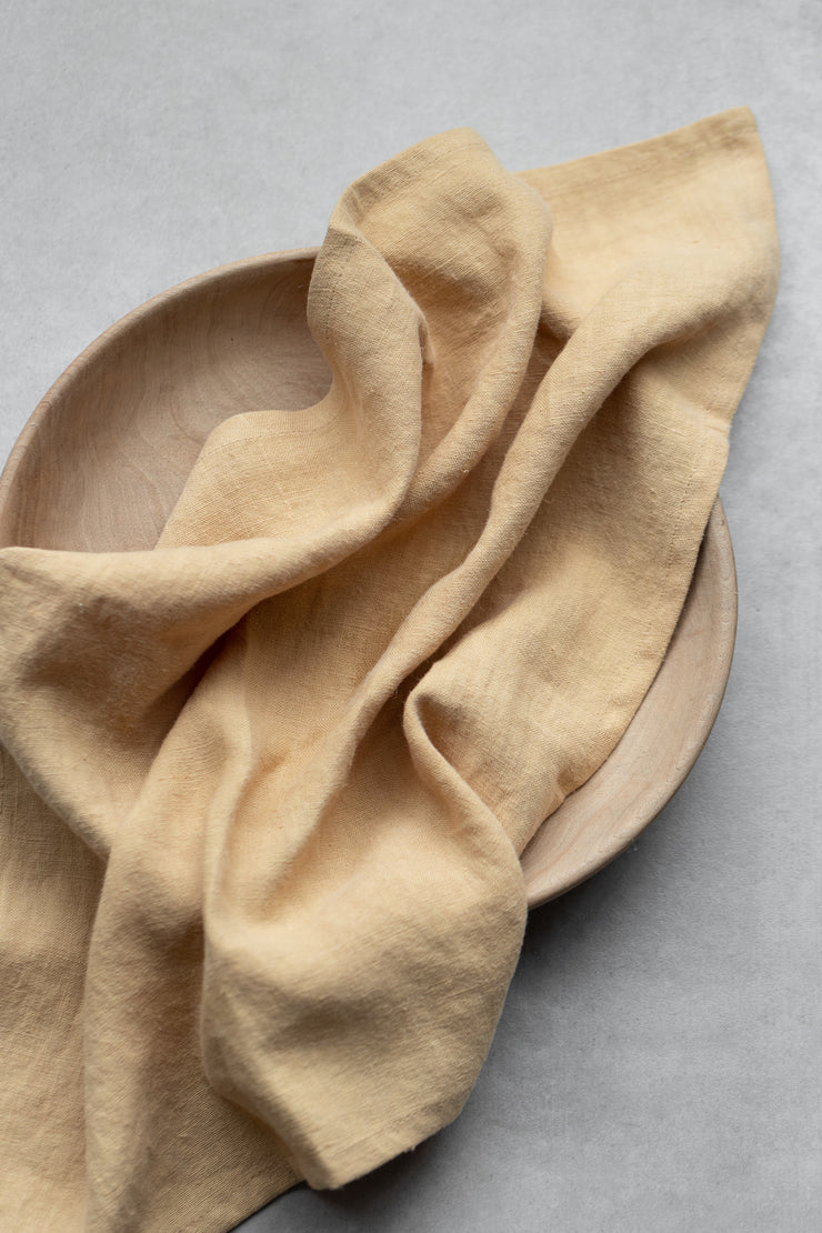 Notary Linen Kitchen Towel - Sand