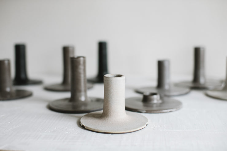 Taper Candle Holder - Matte White