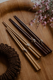 Medium Brown Wood Japanese Style Chopsticks