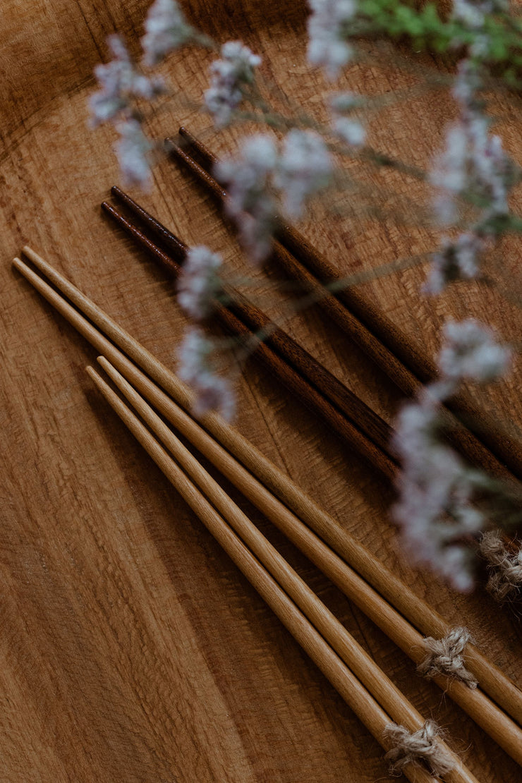 Medium Brown Wood Japanese Style Chopsticks