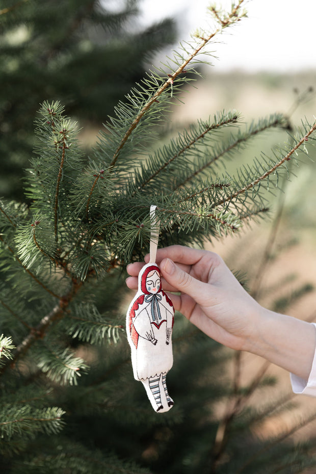 Little Red Lavender Ornament