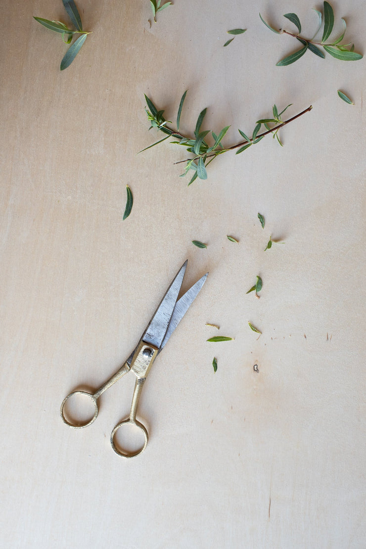 Petite Brass Handle Scissors