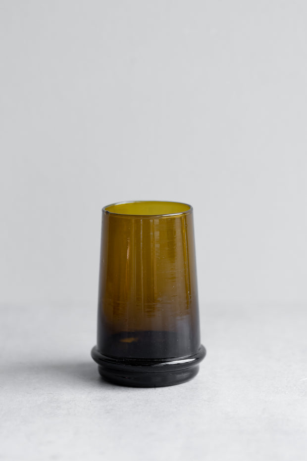 Ridged Glass Tumbler-Large