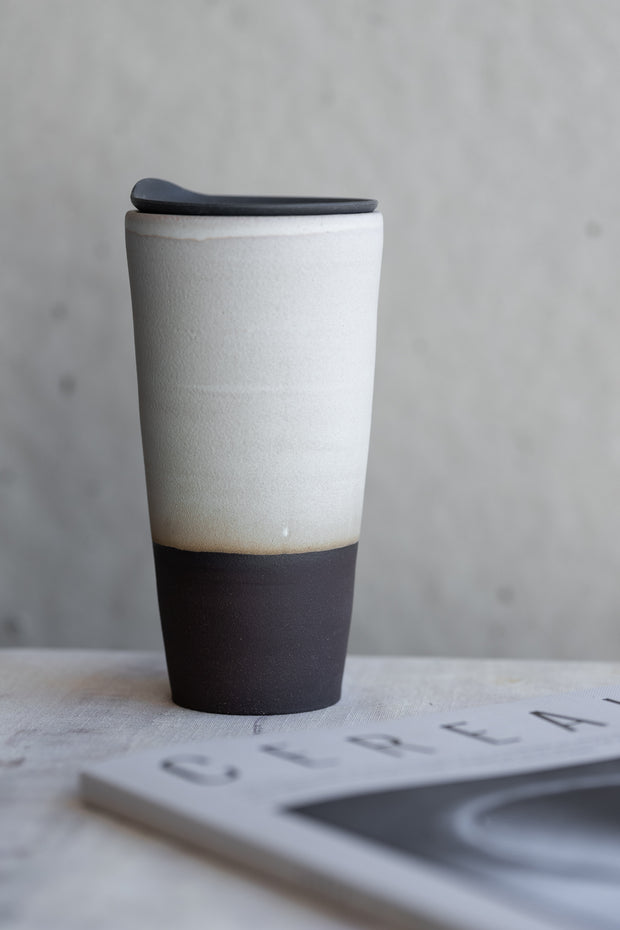 Tapered To Go Tumbler-Matte Grey
