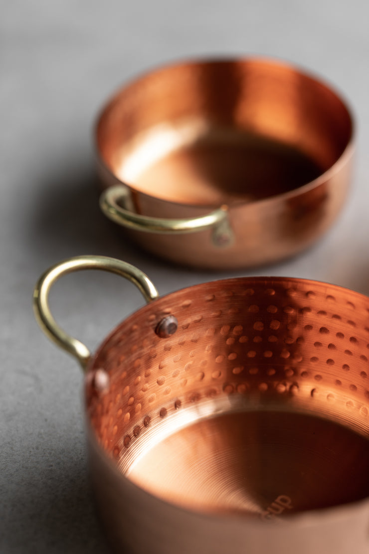 Hammered Copper Measuring Cups