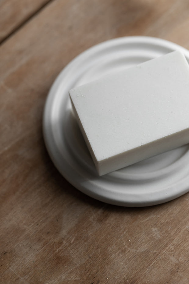 Ceramic Soap Dish - Matte White