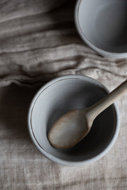 Ceramic Spoons - Matte Grey