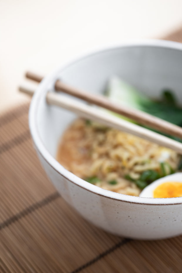 Matte Grey Ramen Bowl
