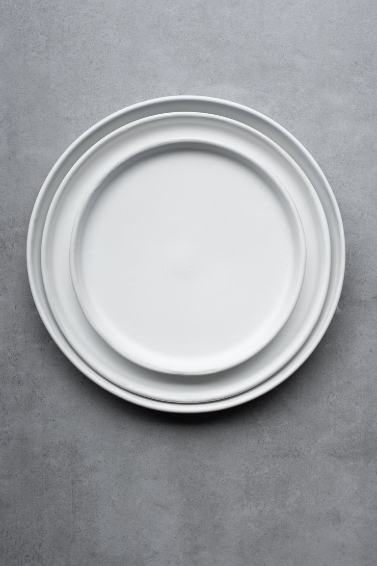 Notary Matte White Plate – Notary Ceramics LLC