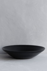 Ceramic Entree Bowl- Satin Black