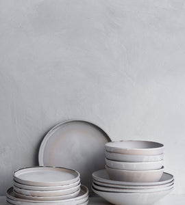 Notary Matte Grey Dinnerware Set