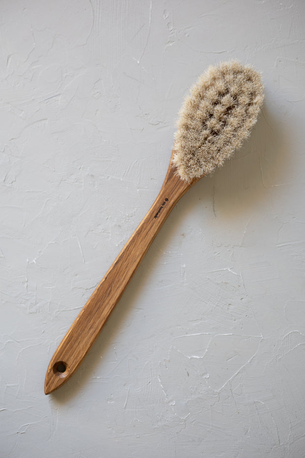 Horsehair Long Handled Bath Brush