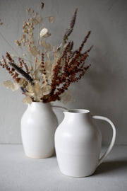 Trefoil Pitcher - Matte White