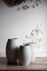 Paper White Vase - Sand