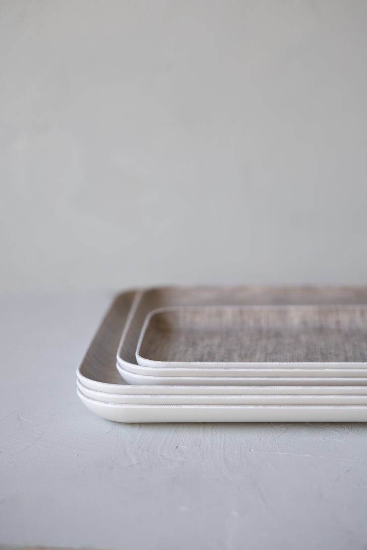 Natural Linen Coated Tray