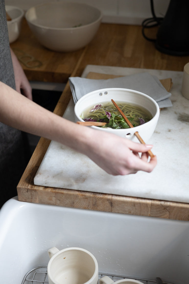 Matte White Ramen Bowl