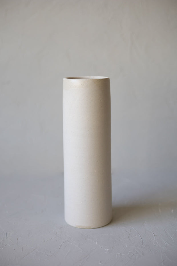 Simple Cylinder Vase-Sand