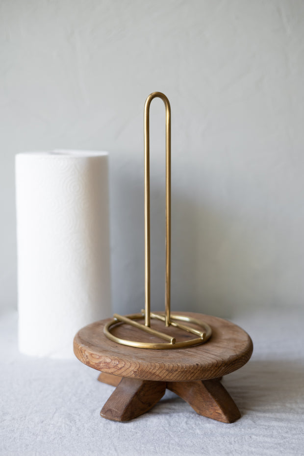 Brass Paper Towel Holder