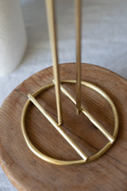 Brass Paper Towel Holder