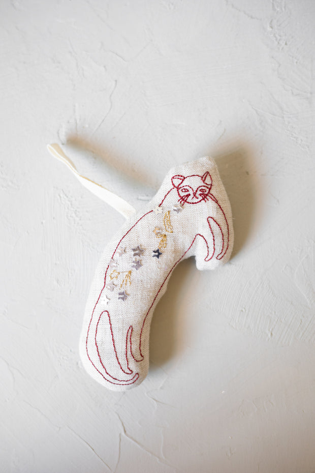 Baby Hugo Cat Lavender Ornament