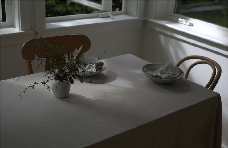 Notary Linen Table Cloth-Mushroom