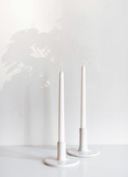 Taper Candle Holder - Matte White